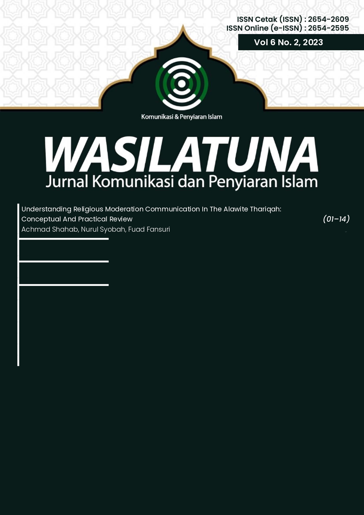 Wasilatuna: Jurnal Komunikasi Dan Penyiaran Islam